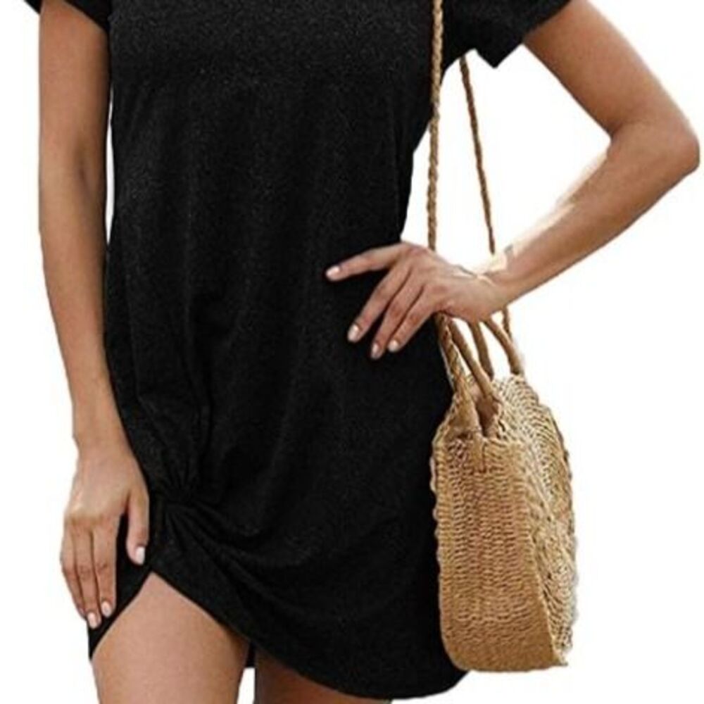 Twist Front Mini Dress
